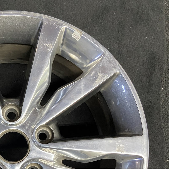 18" DURANGO 14-17 18x8 aluminum polished face with pockets Original OEM Wheel - Close-Up Detail