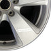 19" PORSCHE CAYENNE 19-23 19x9.5 5 spoke Original OEM Wheel Rim - Close-Up Detail