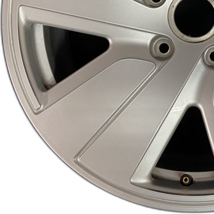 19" PORSCHE TAYCAN 20-24 19x8 5 spoke silver Original OEM Wheel Rim - Back View
