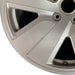 19" PORSCHE TAYCAN 20-24 19x8 5 spoke silver Original OEM Wheel Rim - Back View