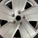 19" PORSCHE TAYCAN 20-24 19x8 5 spoke silver Original OEM Wheel Rim - Angle View