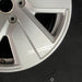 19" PORSCHE TAYCAN 20-24 19x8 5 spoke silver Original OEM Wheel Rim - Back View