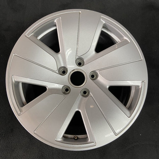19" PORSCHE TAYCAN 20-24 19x10 5 spoke silver Original OEM Wheel Rim - Front View