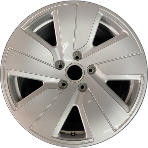 19" PORSCHE TAYCAN 20-24 19x10 5 spoke silver Original OEM Wheel Rim - Front View
