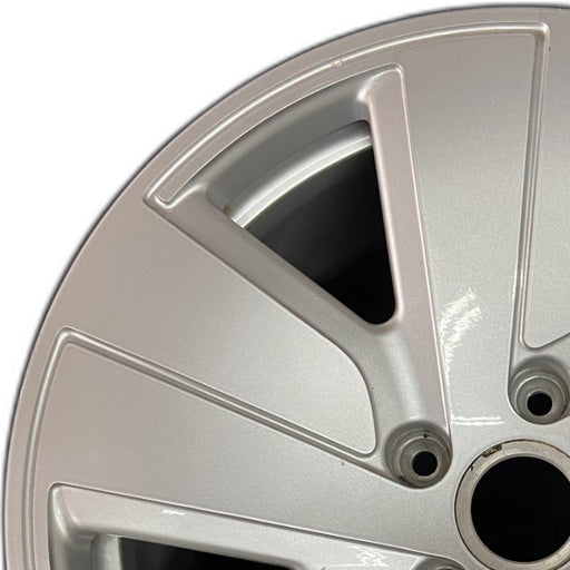19" PORSCHE TAYCAN 20-24 19x10 5 spoke silver Original OEM Wheel Rim - Angle View
