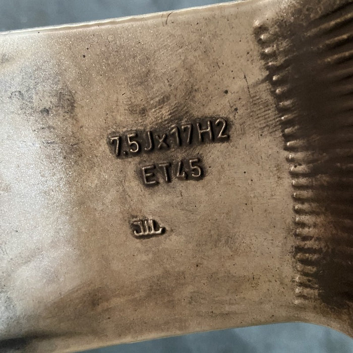 17" AUDI A4 02 17x7.5 alloy 5 spoke Original OEM Wheel Rim