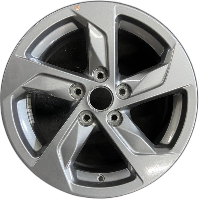 16" K5 21 16x6.5 alloy 5 spoke Original OEM Wheel Rim - Front View