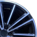 20" BMW i8 19-20 20x7.5 alloy w/o directial; 15 spoke alternating spoke gray - Side Profile