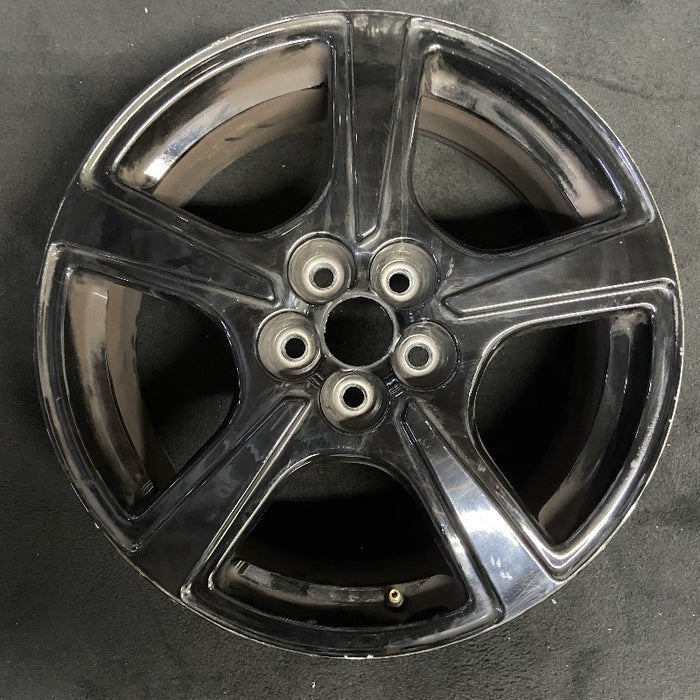 18" MUSTANG MACH-E 21-23 18x7 5 spoke straight spoke Original OEM Wheel Rim - Front View