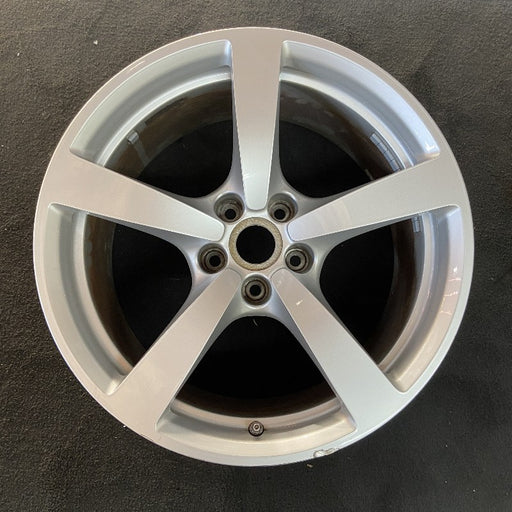 18" PORSCHE MACAN 15-18 18x9 5 individual spokes Original OEM Wheel Rim - Front View