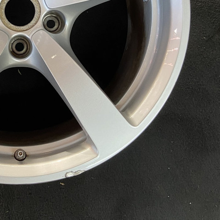 18" PORSCHE MACAN 15-18 18x9 5 individual spokes Original OEM Wheel Rim - Back View