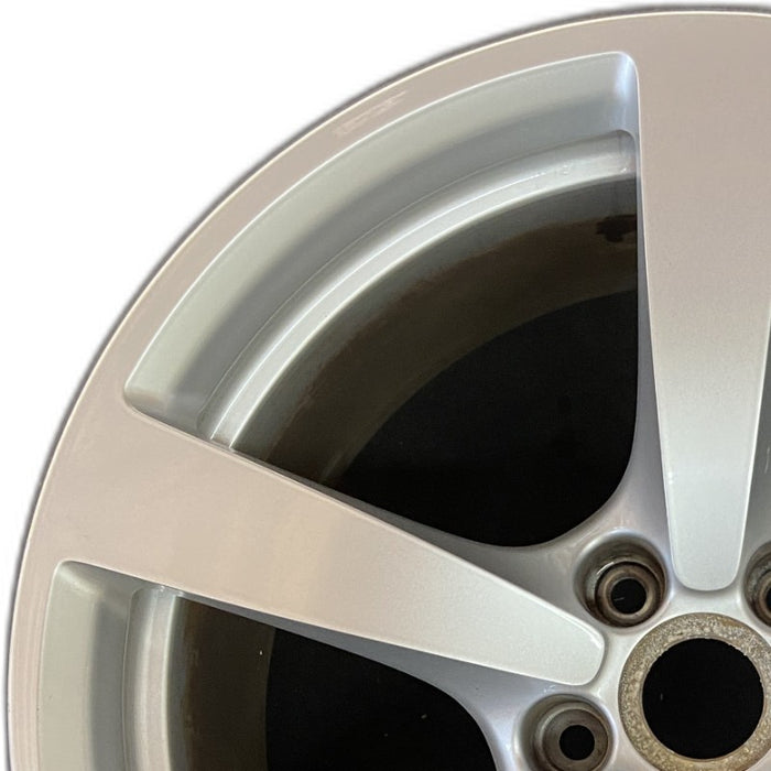 18" PORSCHE MACAN 15-18 18x9 5 individual spokes Original OEM Wheel Rim - Angle View