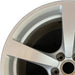 18" PORSCHE MACAN 15-18 18x9 5 individual spokes Original OEM Wheel Rim - Angle View