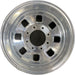 18" SIERRA 3500 PICKUP 24 DRW 18x6.5 rear outer Original OEM Wheel Rim - Front View