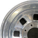 18" SIERRA 3500 PICKUP 24 DRW 18x6.5 rear outer Original OEM Wheel Rim - Angle View
