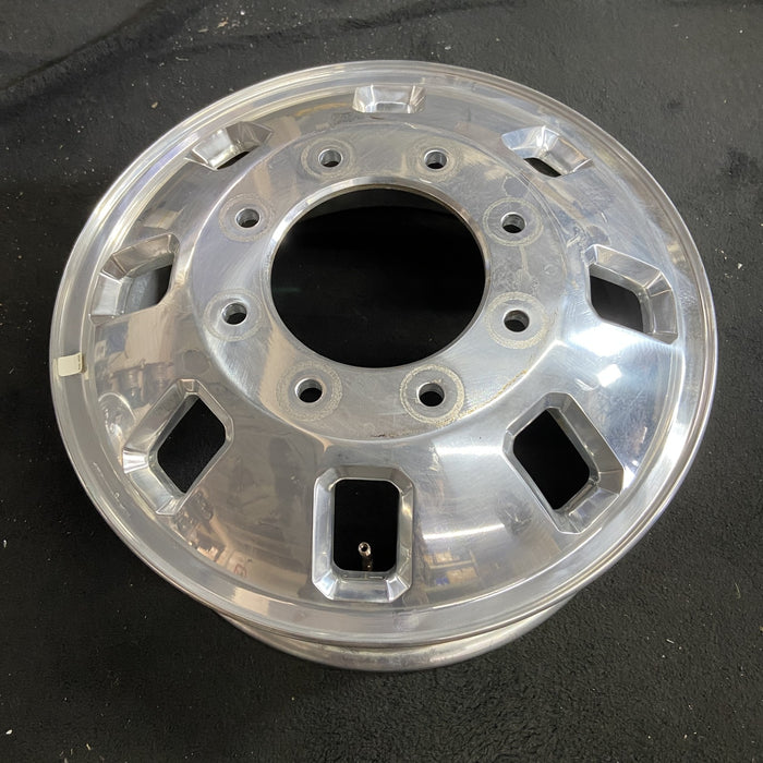 18" SIERRA 3500 PICKUP 24 DRW, 18x6.5, front Original OEM Wheel Rim - Side Profile