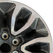 17" FORD F150 RAPTOR 12 17x8.5 6 split V spoke aluminum TPMS Original OEM Wheel - Side Profile
