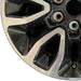 17" FORD F150 RAPTOR 12 17x8.5 6 split V spoke aluminum TPMS Original OEM Wheel - Back View