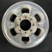 16" FORD F250SD PICKUP 99-00 16x7 SRW aluminum 6 D shaped holes Original OEM - Front View