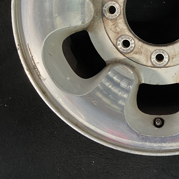 16" FORD F250SD PICKUP 99-00 16x7 SRW aluminum 6 D shaped holes Original OEM - Additional View