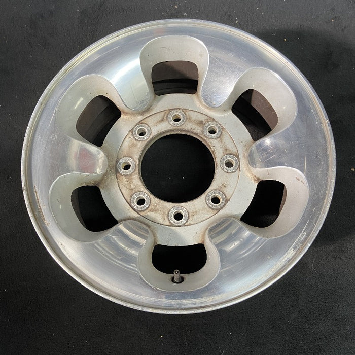 16" FORD F250SD PICKUP 99-00 16x7 SRW aluminum 6 D shaped holes Original OEM - View 7