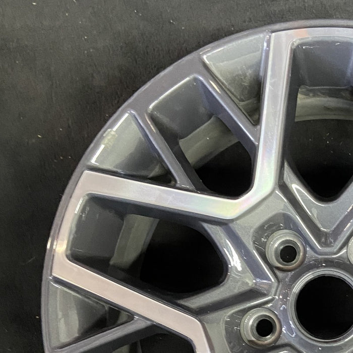 18" WRANGLER 24 18x7.5 20 spoke opt WPA Original OEM Wheel Rim - Side Profile