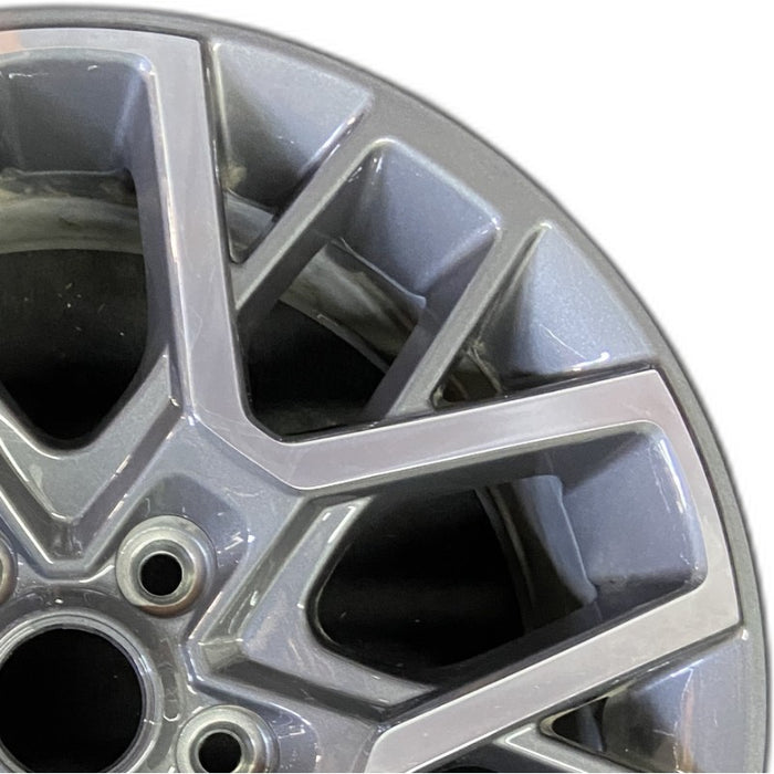 18" WRANGLER 24 18x7.5 20 spoke opt WPA Original OEM Wheel Rim - Side Profile