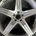 20" MERCEDES S-CLASS 14 222 Type; S63 20x9.5 5 spoke Original OEM Wheel Rim - Angle View