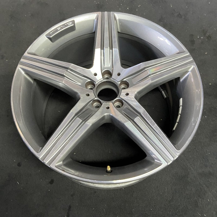 20" MERCEDES S-CLASS 14 222 Type; S63 20x9.5 5 spoke Original OEM Wheel Rim - View 7
