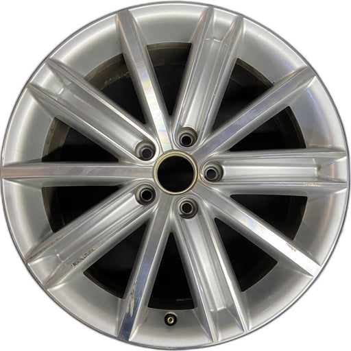 18" TIGUAN 09-11 18x7, 10 spoke Original OEM Wheel Rim - Front View