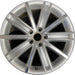 18" TIGUAN 09-11 18x7, 10 spoke Original OEM Wheel Rim - Front View