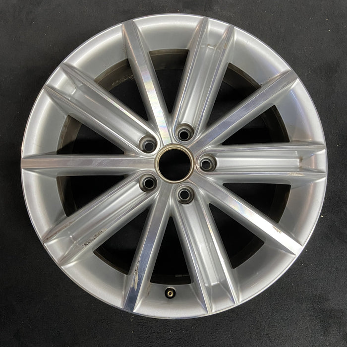 18" TIGUAN 09-11 18x7, 10 spoke Original OEM Wheel Rim - Angle View