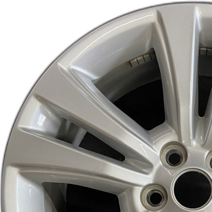 18" MKX 16-18 18x8 aluminum 10 spoke Original OEM Wheel Rim - Angle View