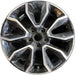 17" TRAILBLAZER 21-22 17x7.5 10 spoke opt MZD machined face with black pockets - Front View