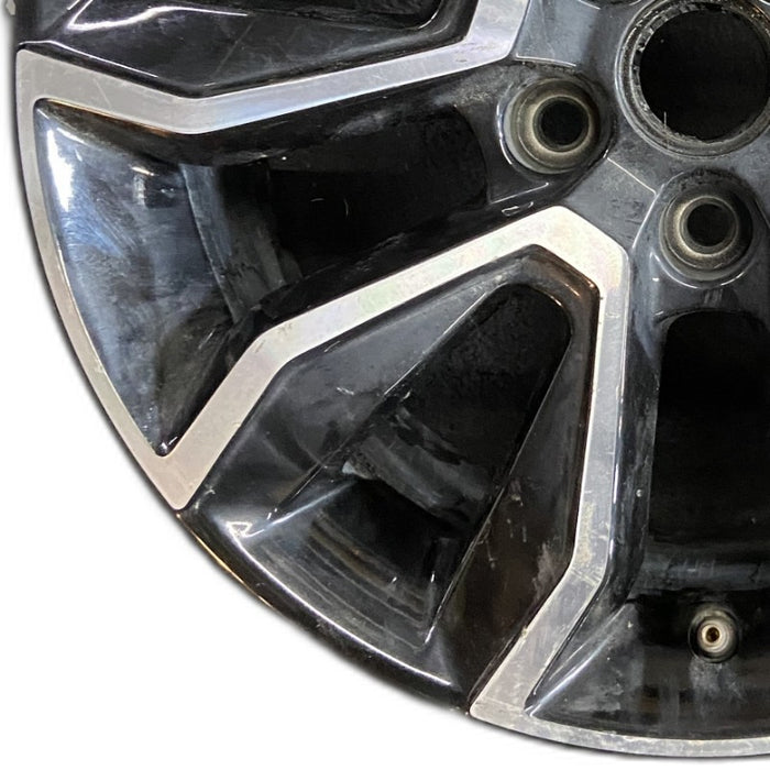 17" TRAILBLAZER 21-22 17x7.5 10 spoke opt MZD machined face with black pockets - Back View