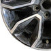 17" TRAILBLAZER 21-22 17x7.5 10 spoke opt MZD machined face with black pockets - Back View