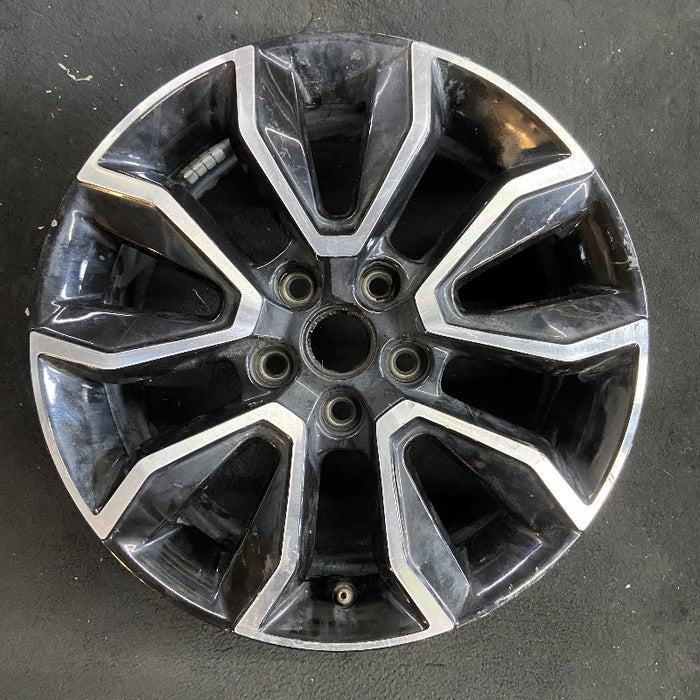 17" TRAILBLAZER 21-22 17x7.5 10 spoke opt MZD machined face with black pockets - Additional View