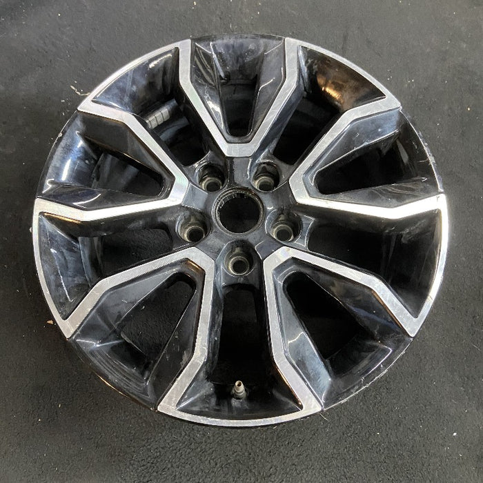 17" TRAILBLAZER 21-22 17x7.5 10 spoke opt MZD machined face with black pockets - View 7