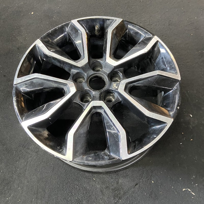 17" TRAILBLAZER 21-22 17x7.5 10 spoke opt MZD machined face with black pockets - View 8