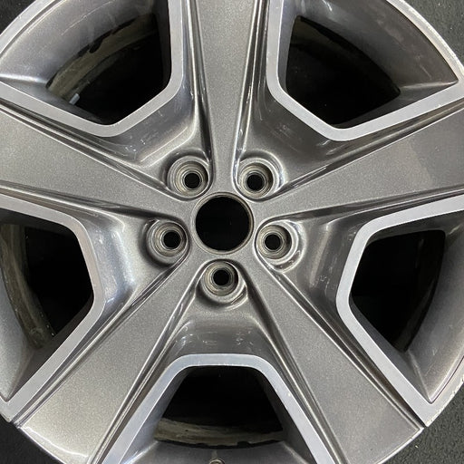 20" CHALLENGER 12 20x8 5 spoke gray spoke Original OEM Wheel Rim - Angle View