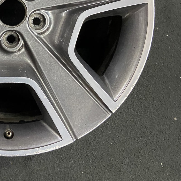 20" CHALLENGER 12 20x8 5 spoke gray spoke Original OEM Wheel Rim - Back View