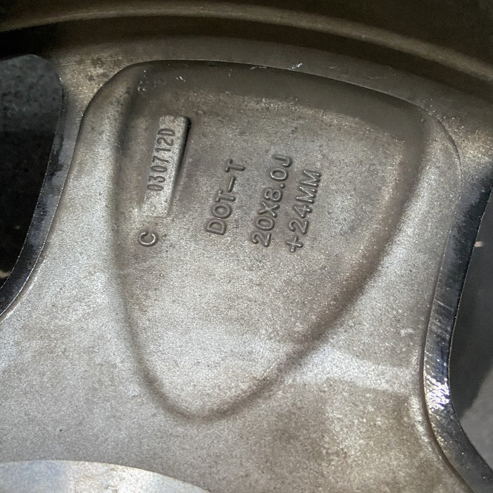 20" CHALLENGER 12 20x8 5 spoke gray spoke Original OEM Wheel Rim - View 10