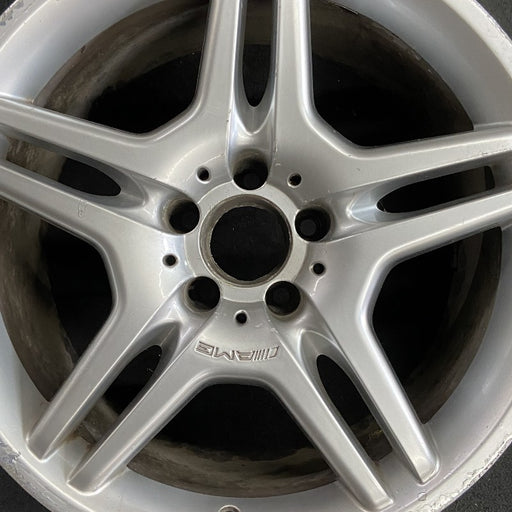 18" MERCEDES CLS-CLASS 06 219 Type; CLS500 18x9.5 10 spoke Original OEM Wheel - Angle View