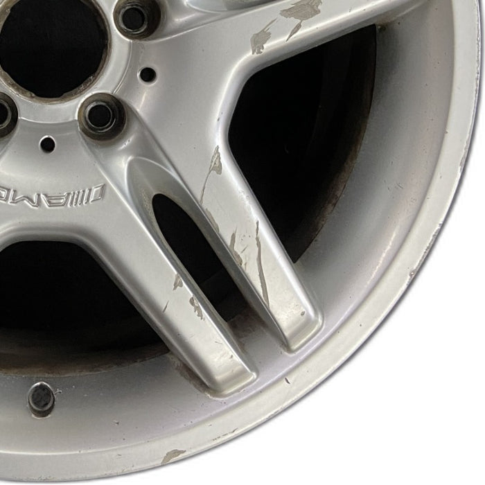 18" MERCEDES CL-CLASS 03-05 215 Type; CL55 18x9 10 spoke AMG rear Original OEM - Close-Up Detail