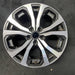18" FORESTER 19 18x7 alloy w/machined face 5 V spoke Limited Original OEM Wheel - Front View