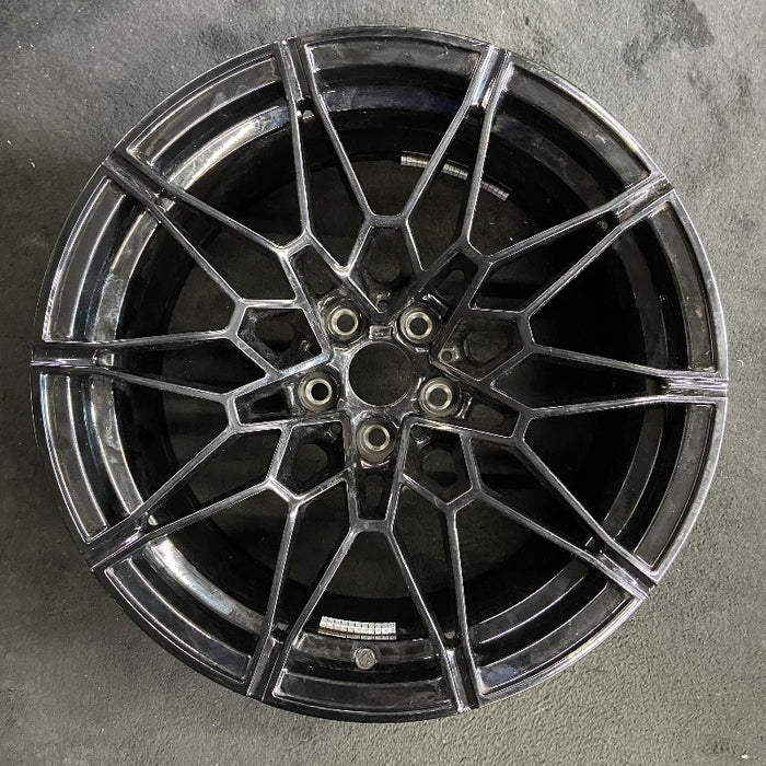 19" BMW M3 21-24 19x9.5 10 spoke diamd spoke w/o machined face Original OEM Wheel Rim