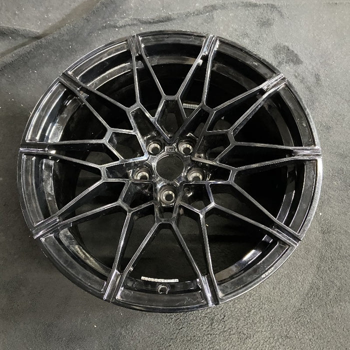 19" BMW M3 21-24 19x9.5 10 spoke diamd spoke w/o machined face Original OEM Wheel Rim