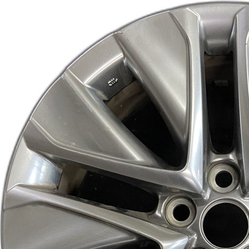 19" MIRAI 21-24 19x8 5 V spoke silver Original OEM Wheel Rim - Angle View