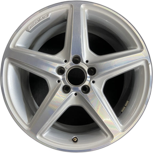 18" MERCEDES CLS-CLASS 12 218 Type; CLS550 AWD 18x9.5 AMG silver accents - Front View