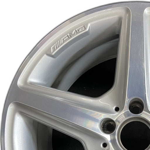 18" MERCEDES CLS-CLASS 12 218 Type; CLS550 AWD 18x9.5 AMG silver accents - Angle View